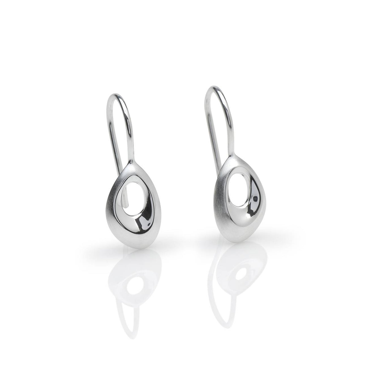 Mini Silver Drop Earrings - 160543
