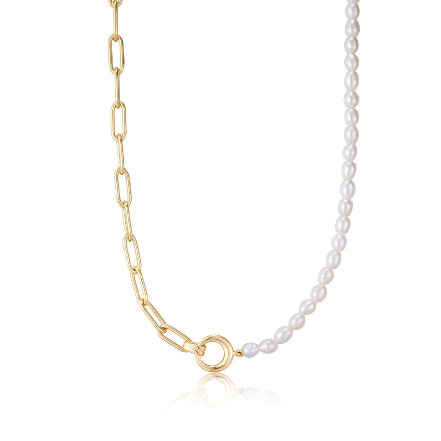 Gold Plated Chunky Link Chain Necklace