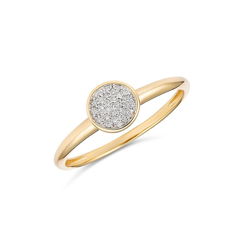 9ct Gold and Diamond Ring