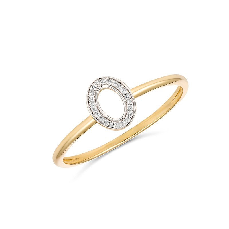 9ct Gold and Diamond Ring