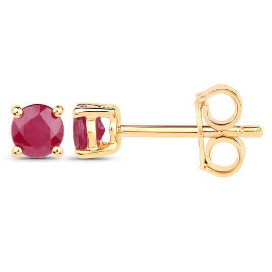 9ct Ruby Studs