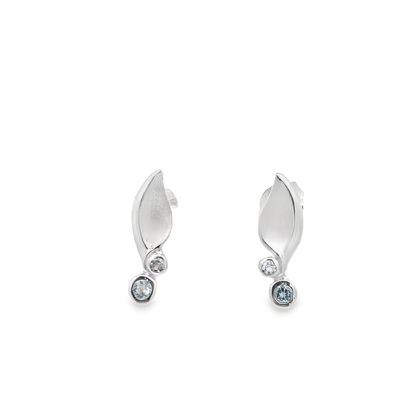 Silver Topaz Earrings