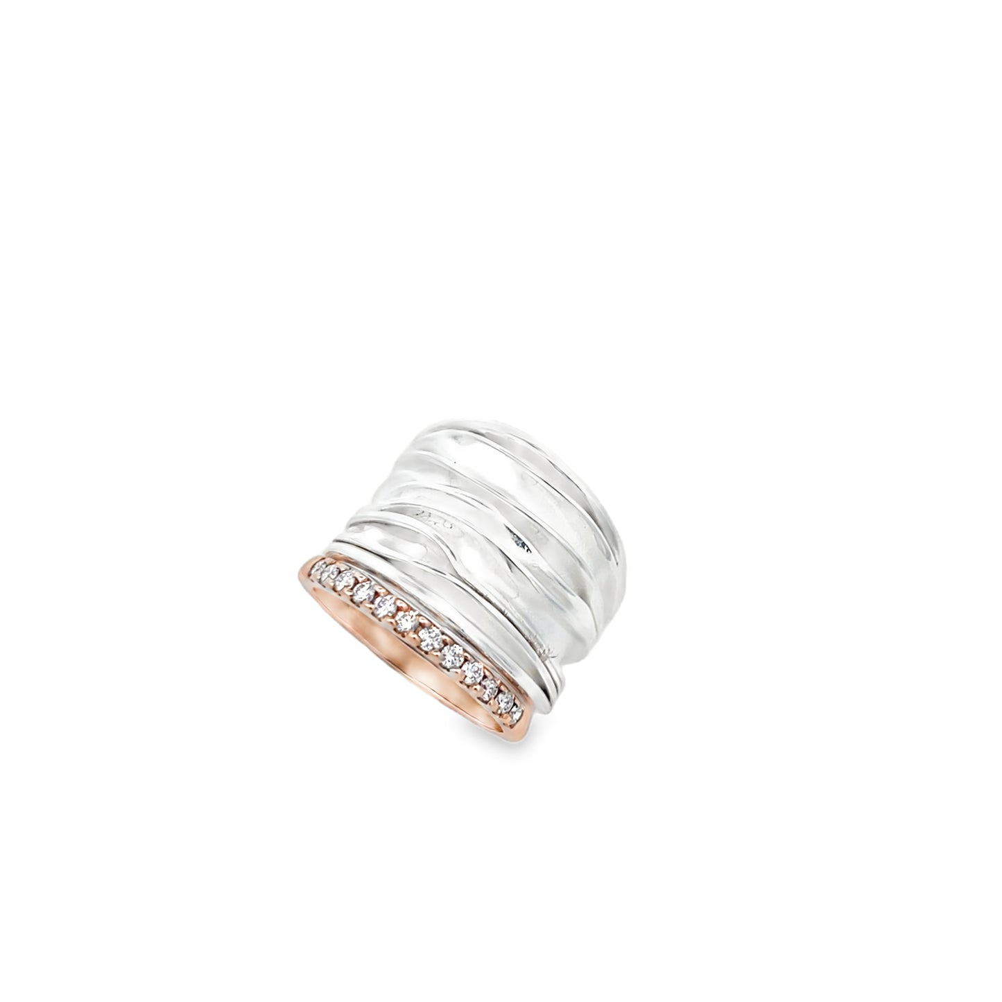 Sterling Silver Wave Ring