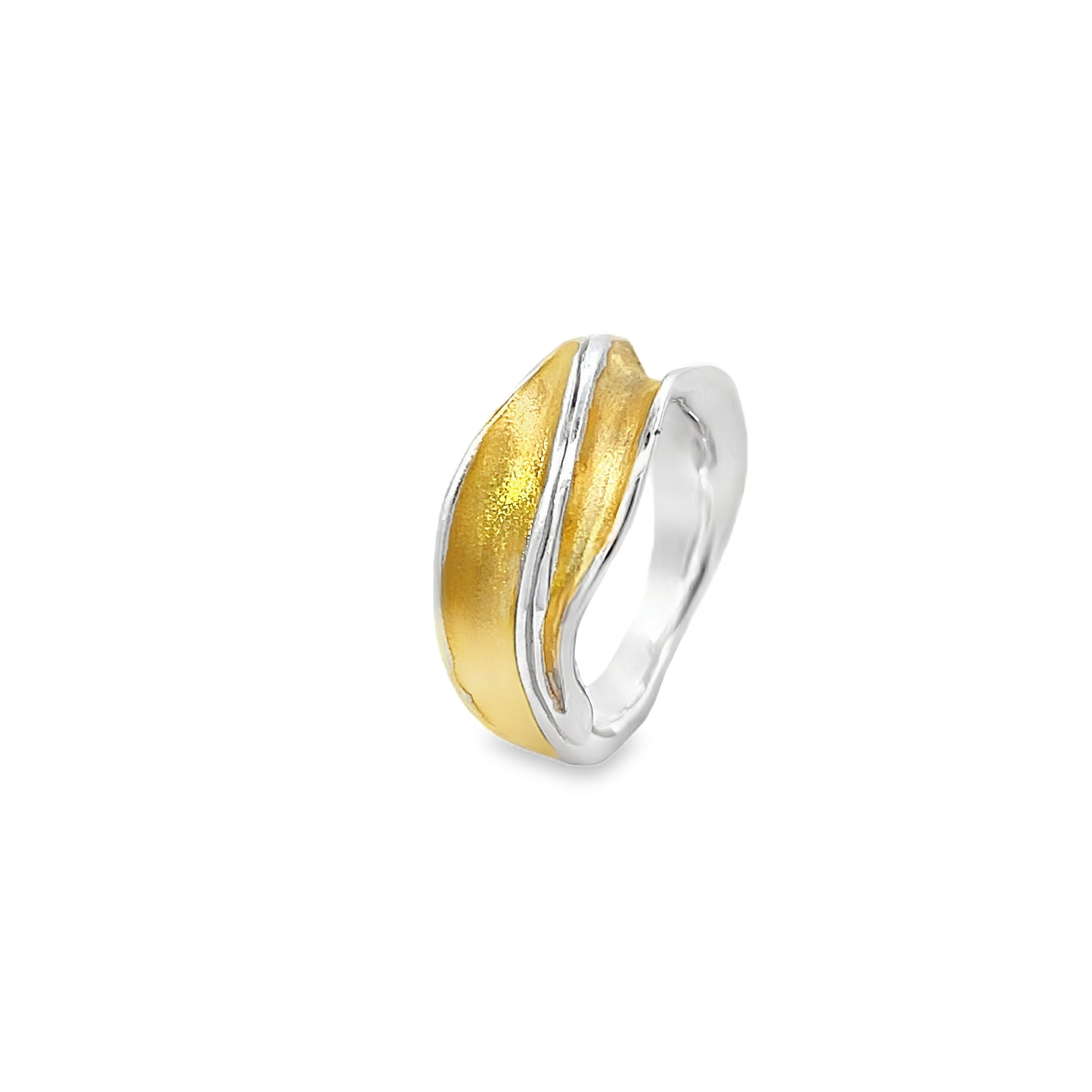 Silver Two Tone Ring