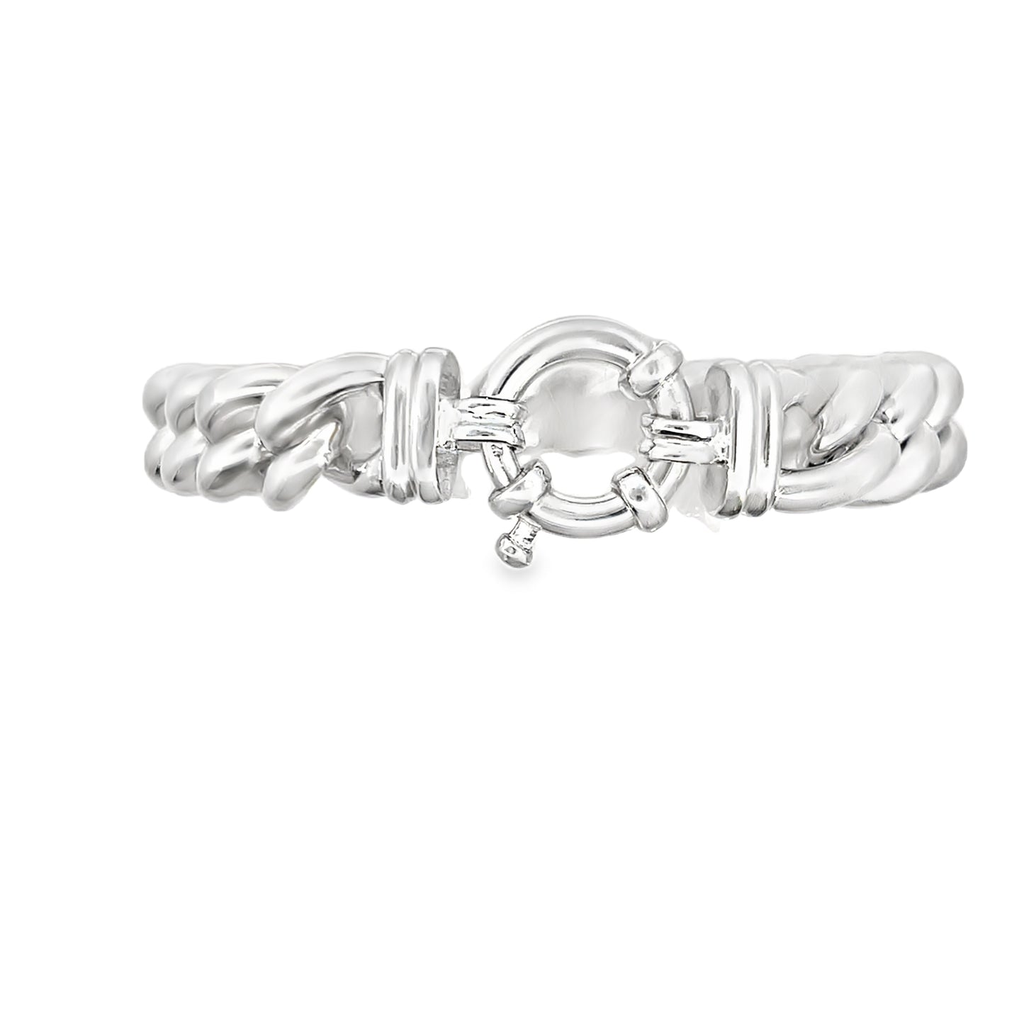 Silver Curb link bracelet