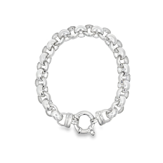 Silver Belcher Bracelet