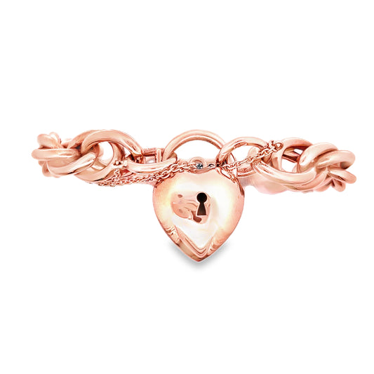 9ct Rose Gold Twist Bracelet