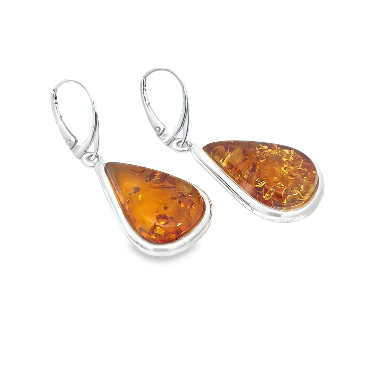 Amber Drop Earrings