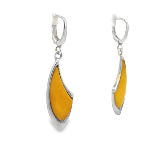 Amber Drop Earrings