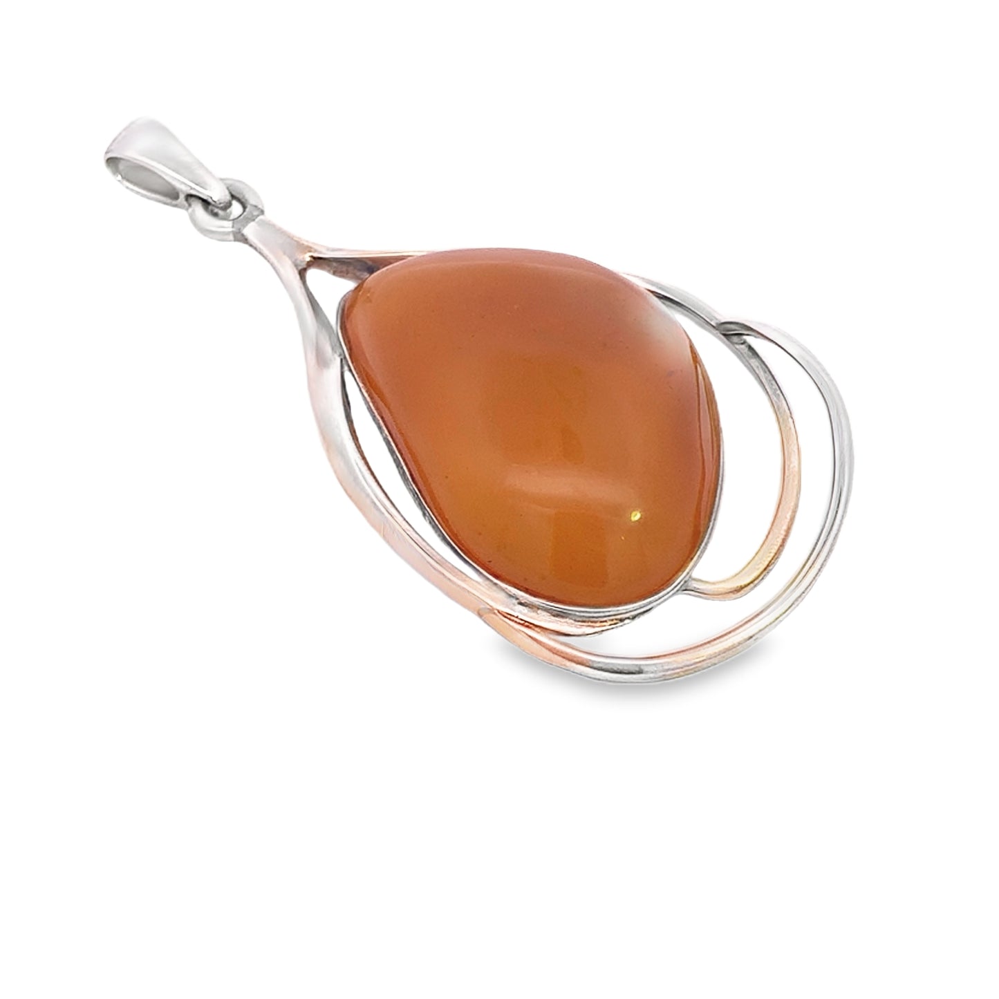 Amber Stone Pendant