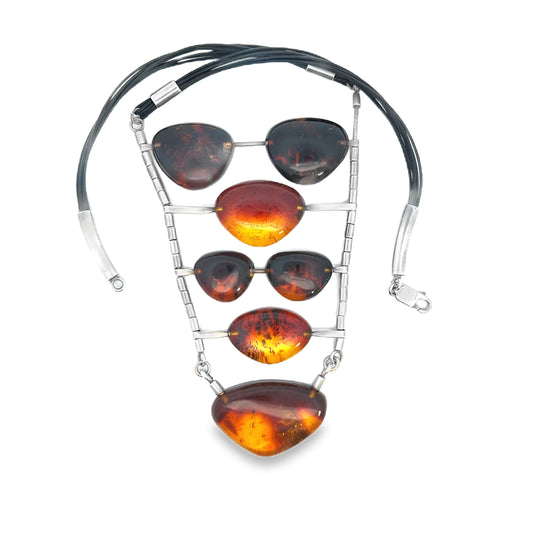 Seven Piece Amber Necklace