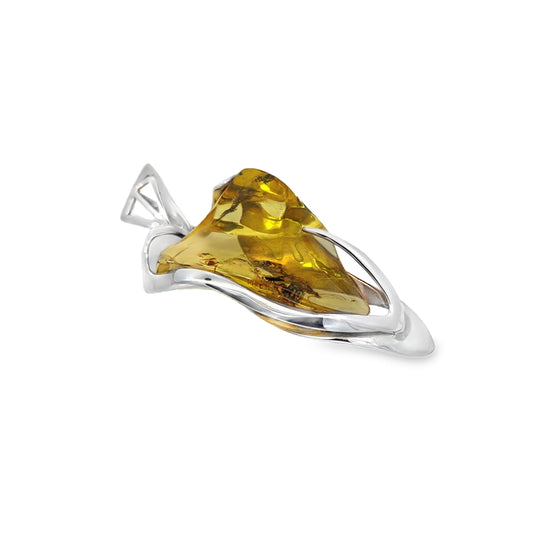 Yellow Amber Pendant