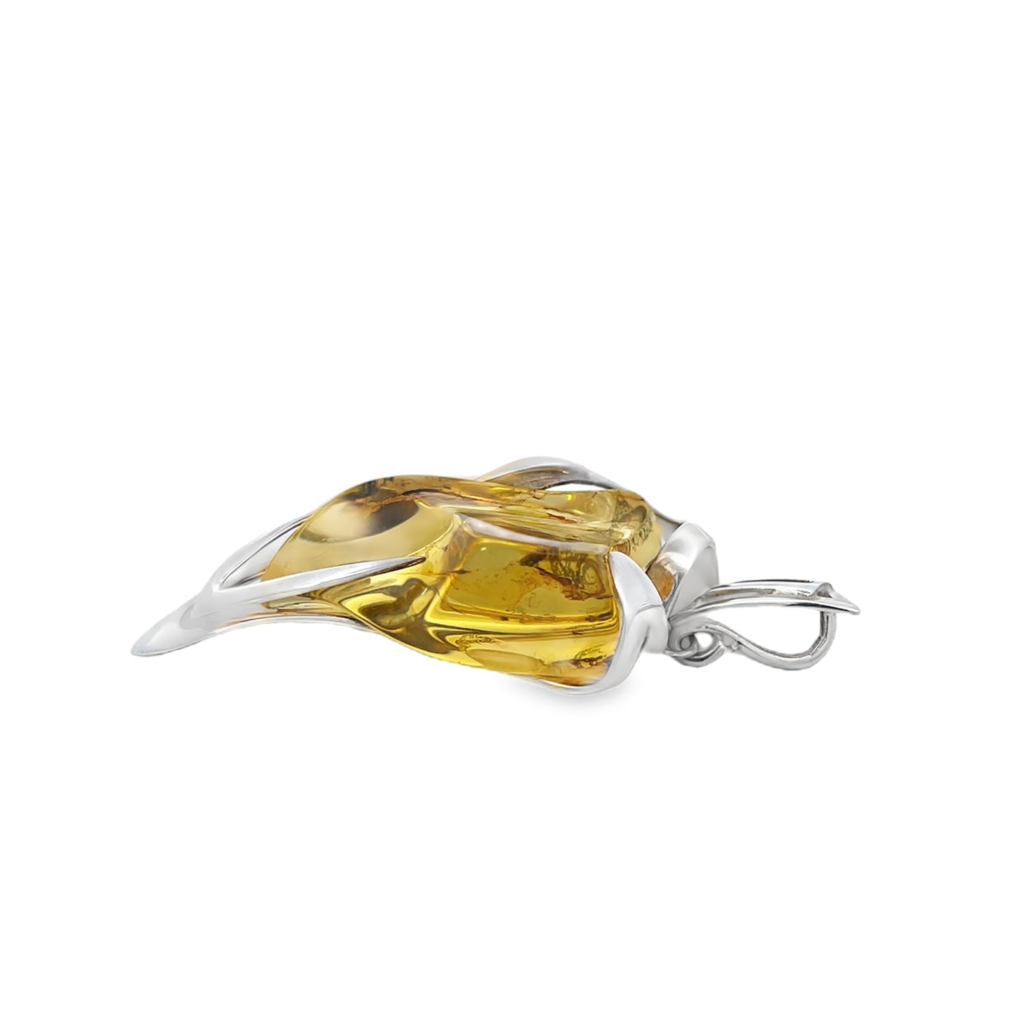 Yellow Amber Pendant