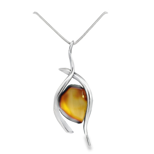Cognac Amber Pendant