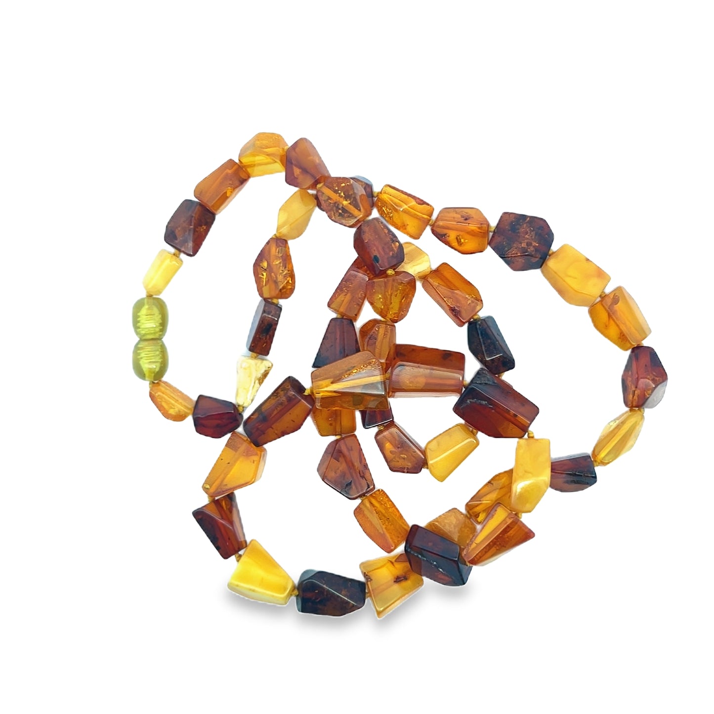 Multicoloured Amber Necklace