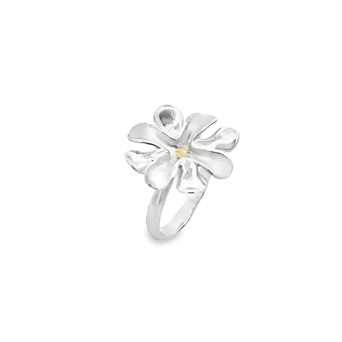 Silver Flower Ring