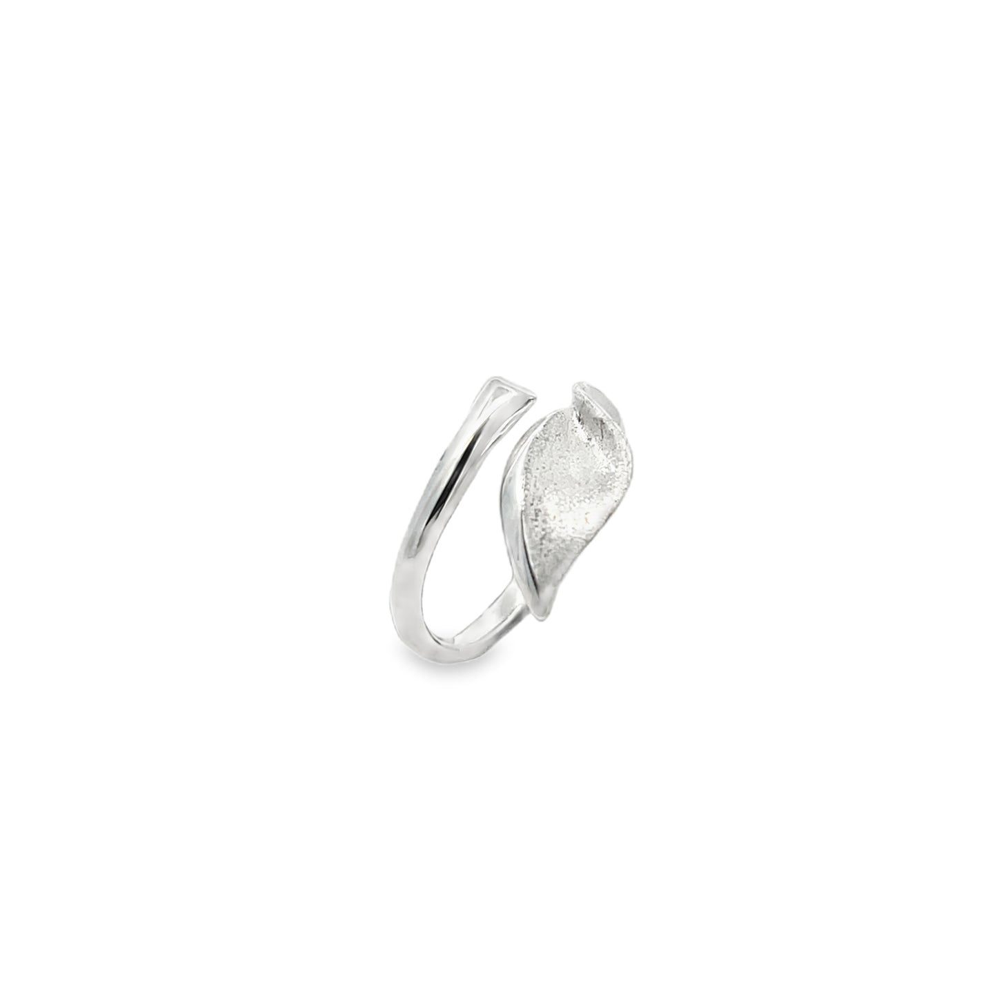 Matt Silver Adjustable Ring