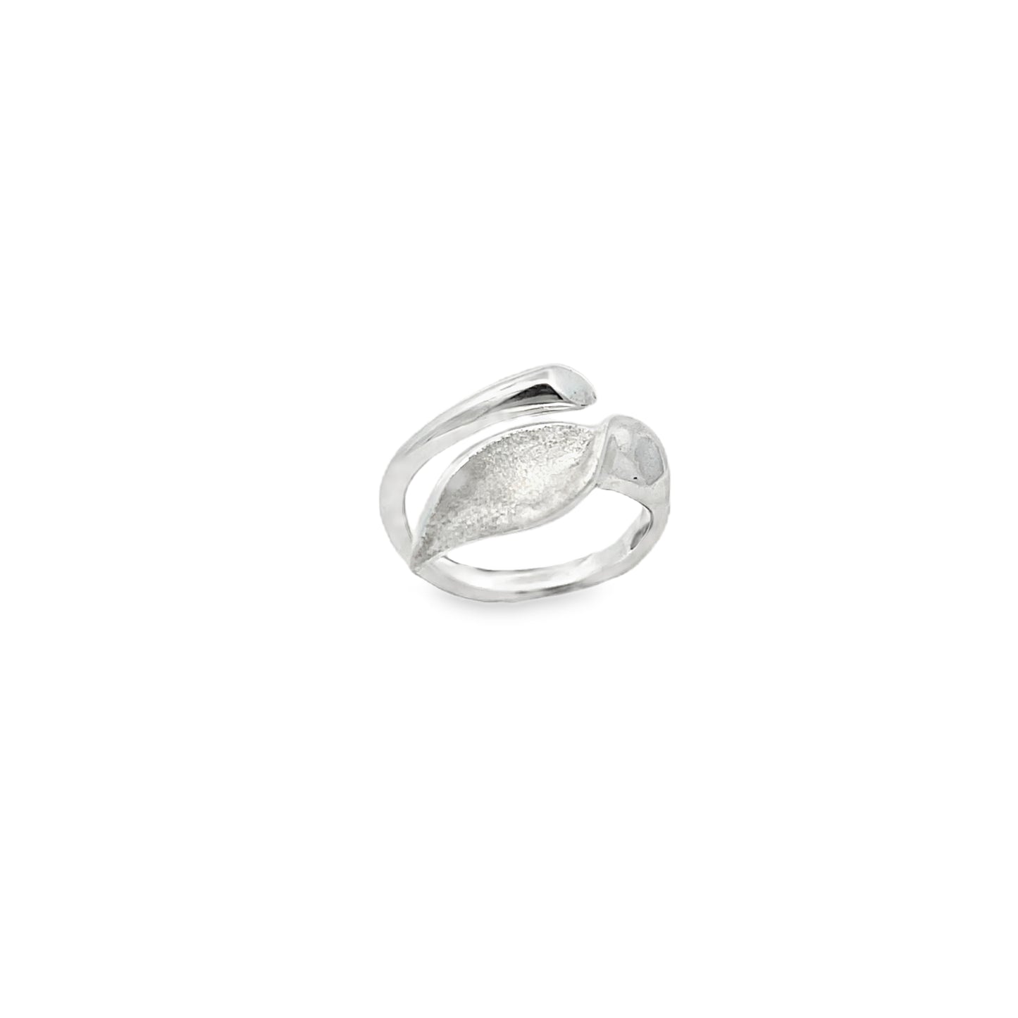 Matt Silver Adjustable Ring