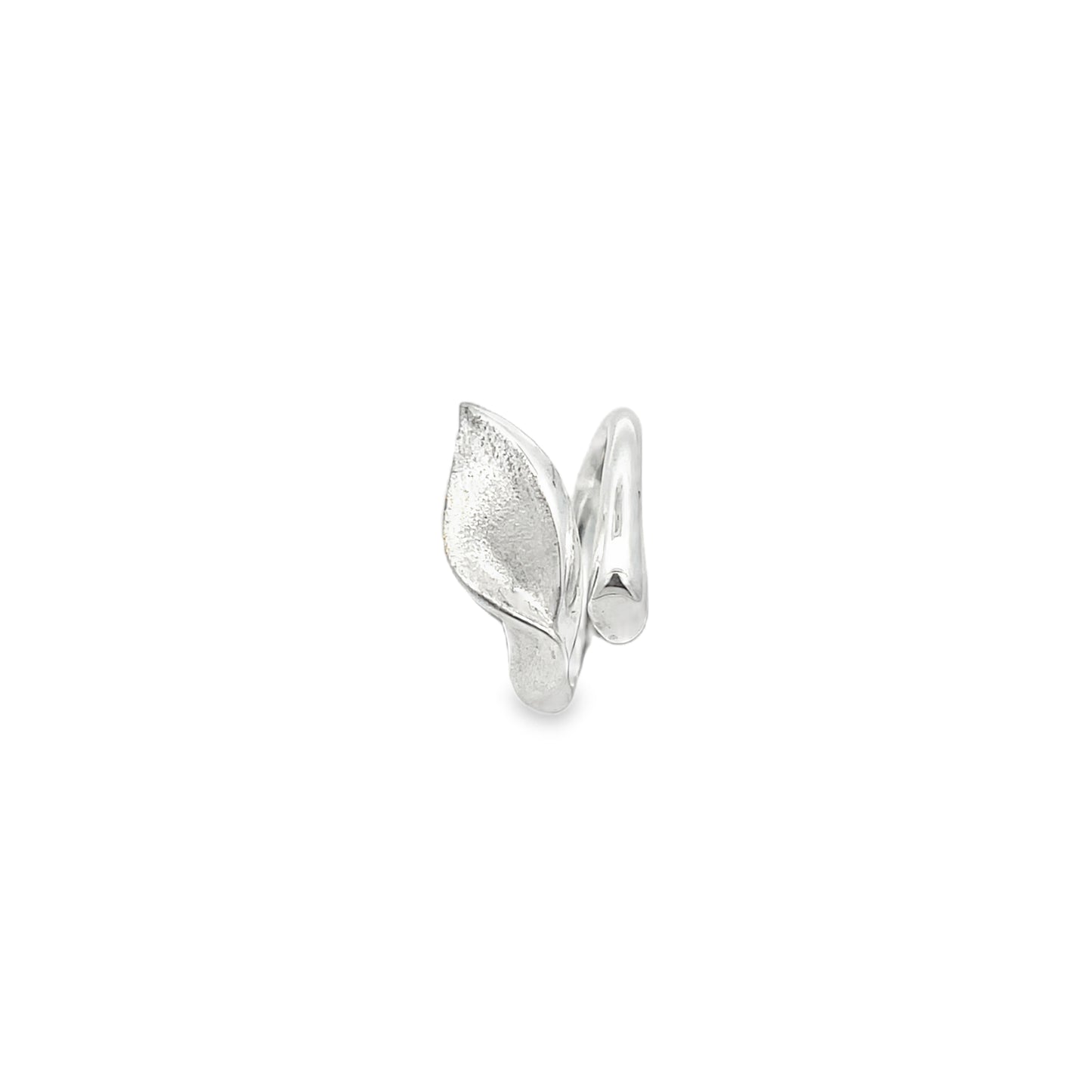 Matt Silver Adjustable Ring