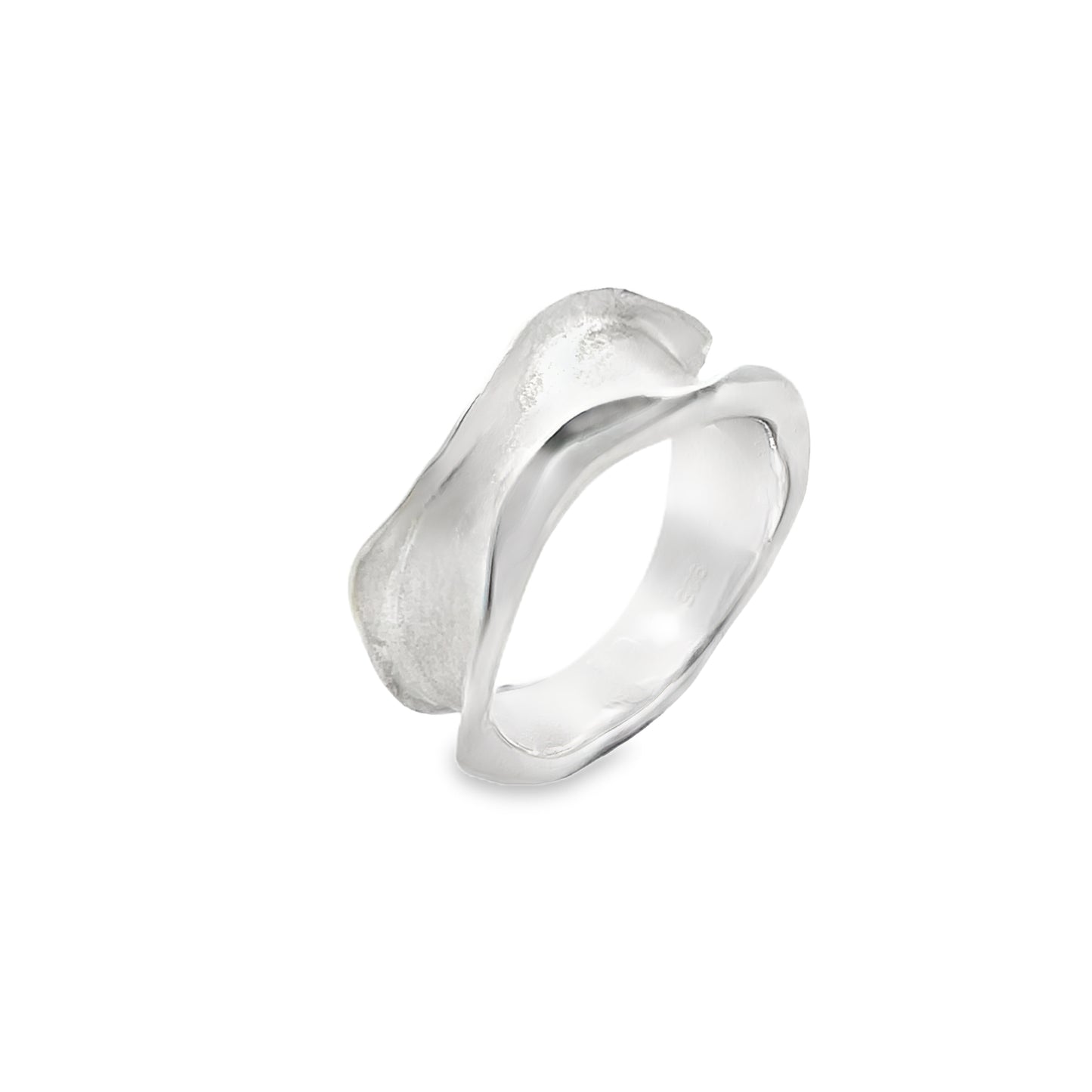 Silver Wave Ring