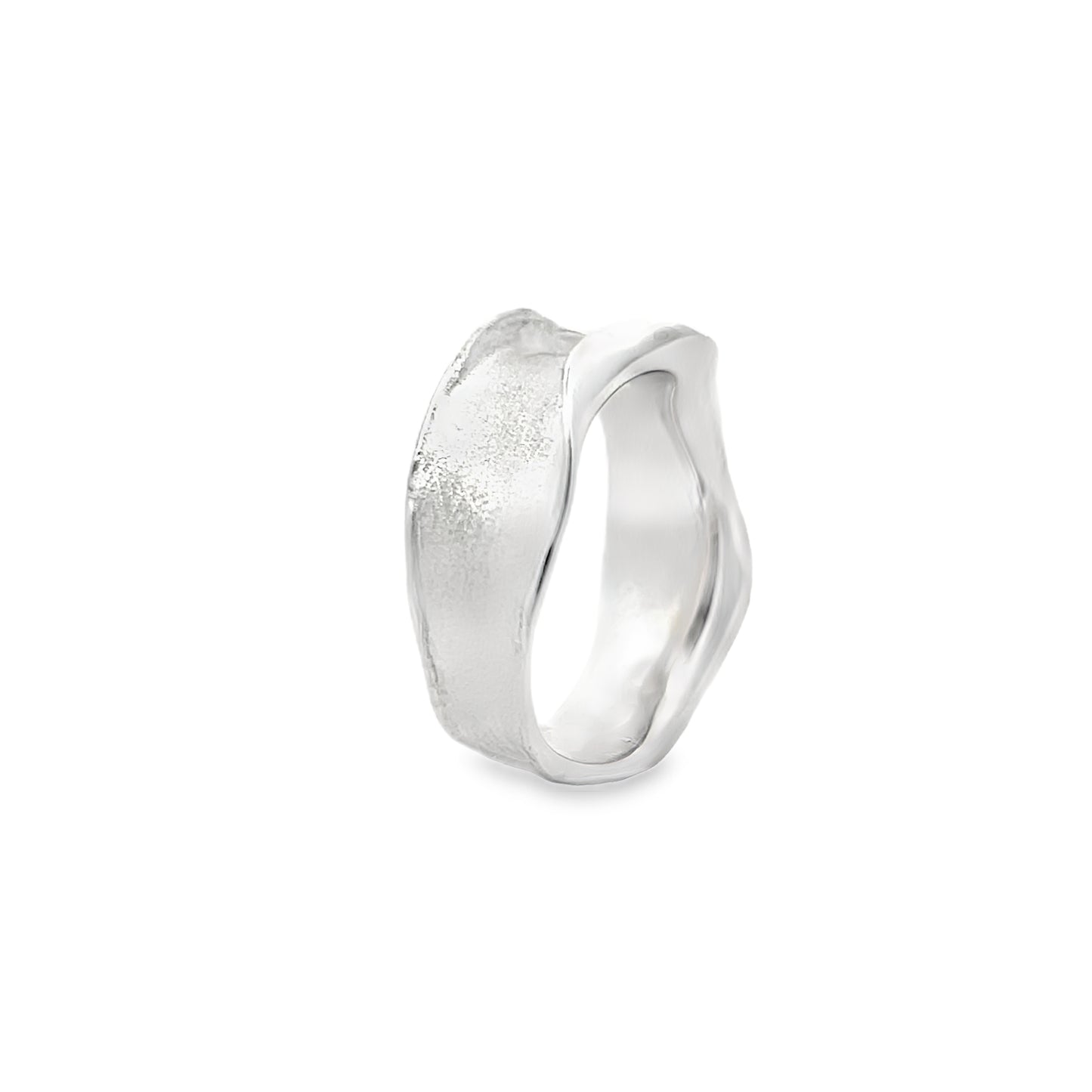 Silver Wave Ring