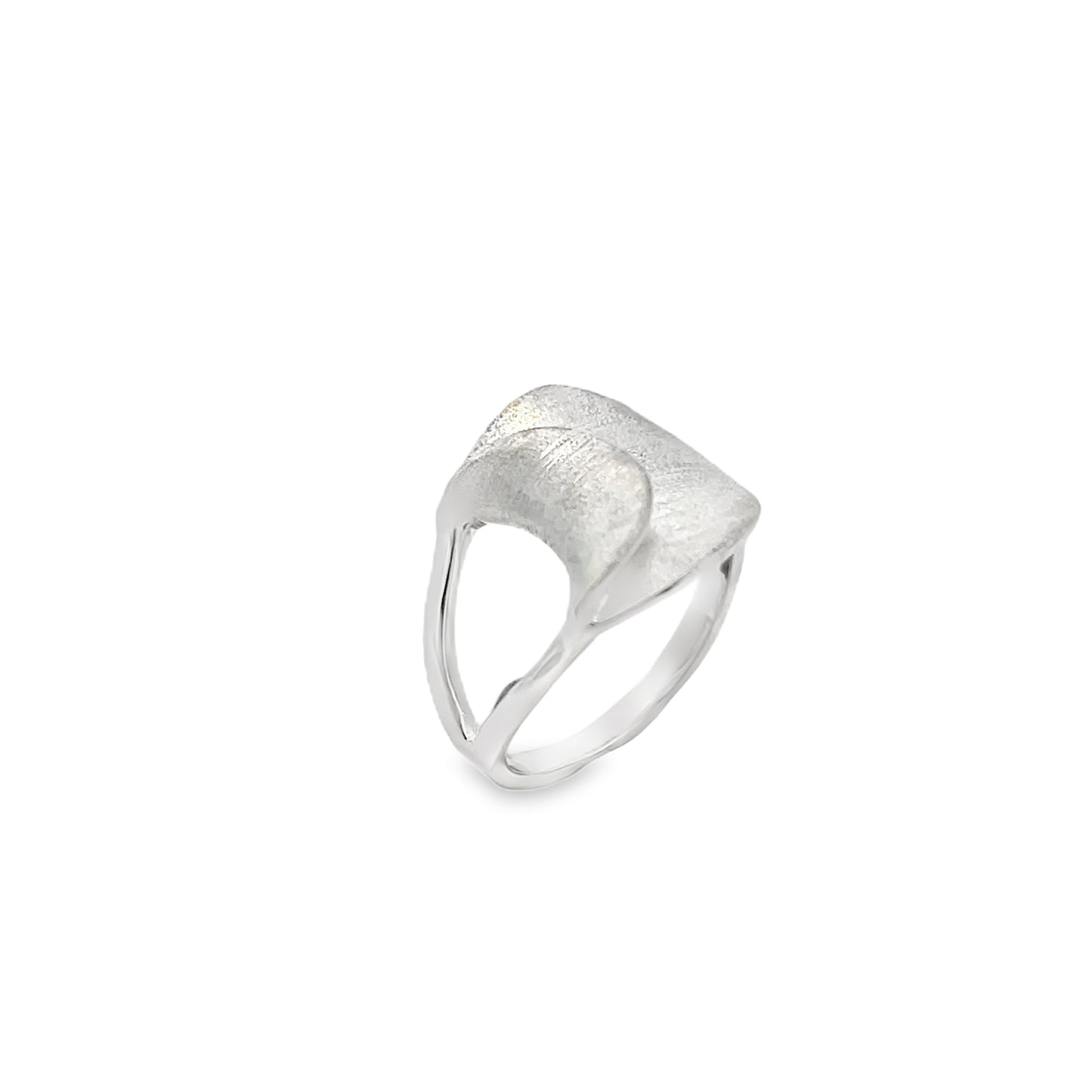 Matt Silver Ring