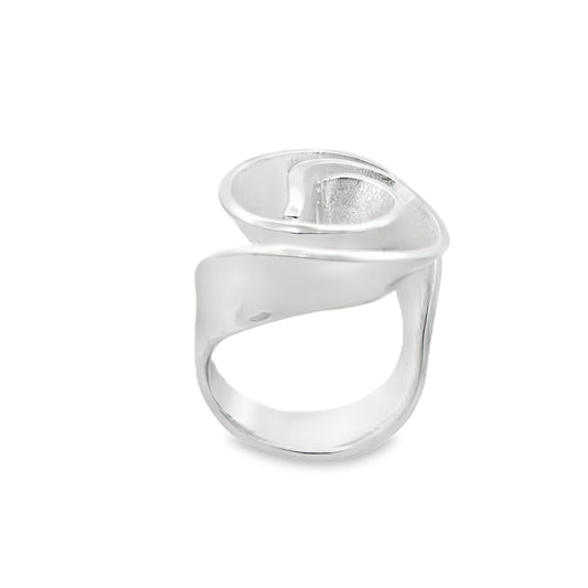 Silver Rose Ring