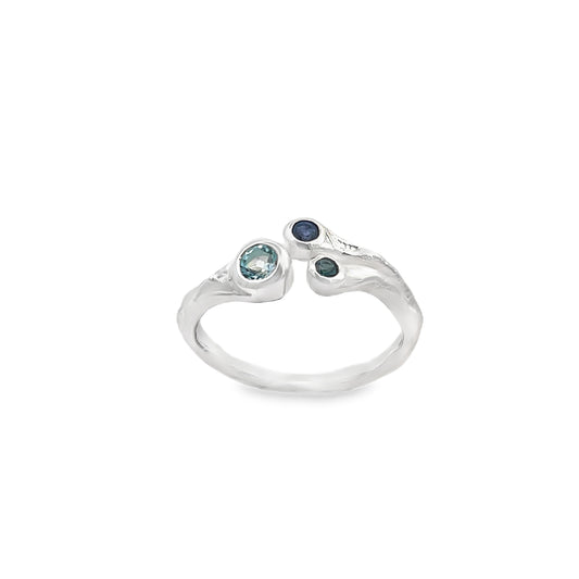 Sterling Silver Blue Topaz Ring