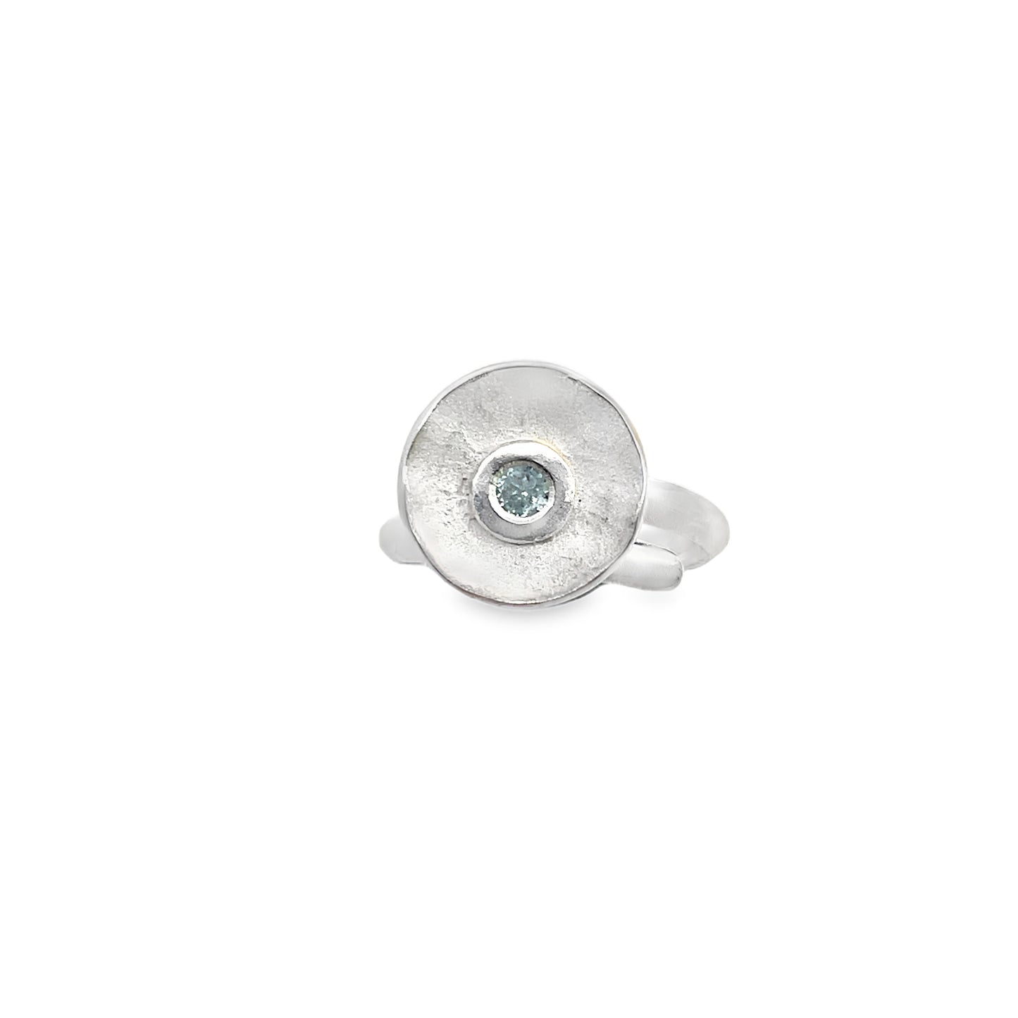Silver Blue Topaz Ring