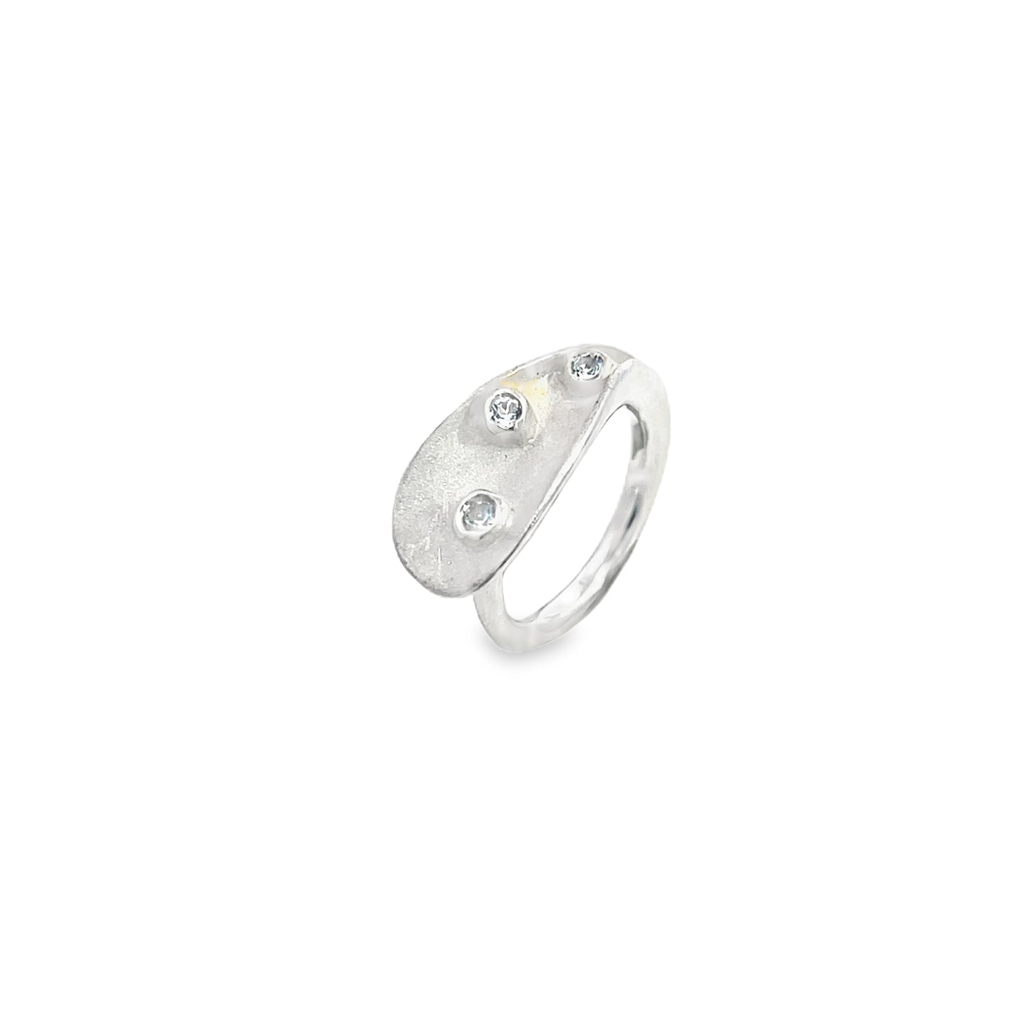 Silver Blue Topaz Ring