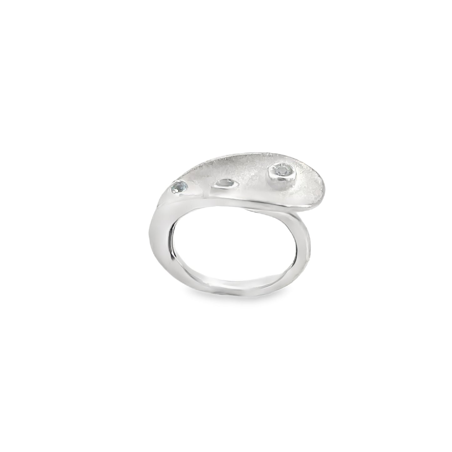 Silver Blue Topaz Ring