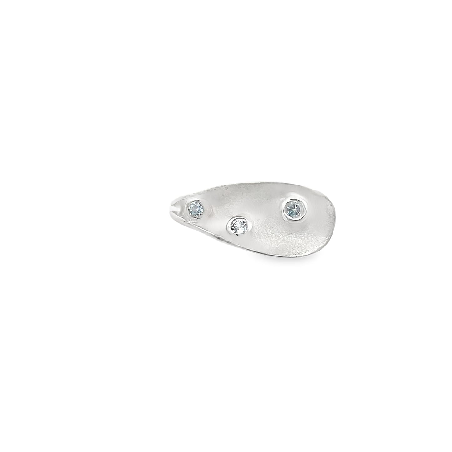 Silver Blue Topaz Ring