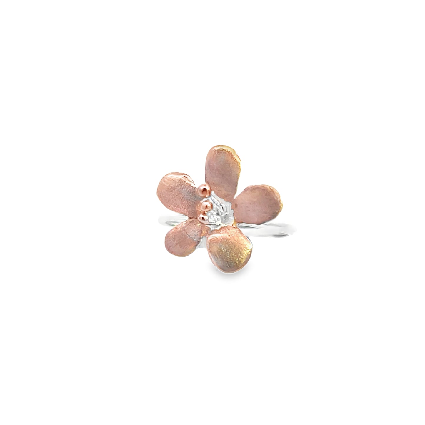 Rose Gold Plated Flower Ring