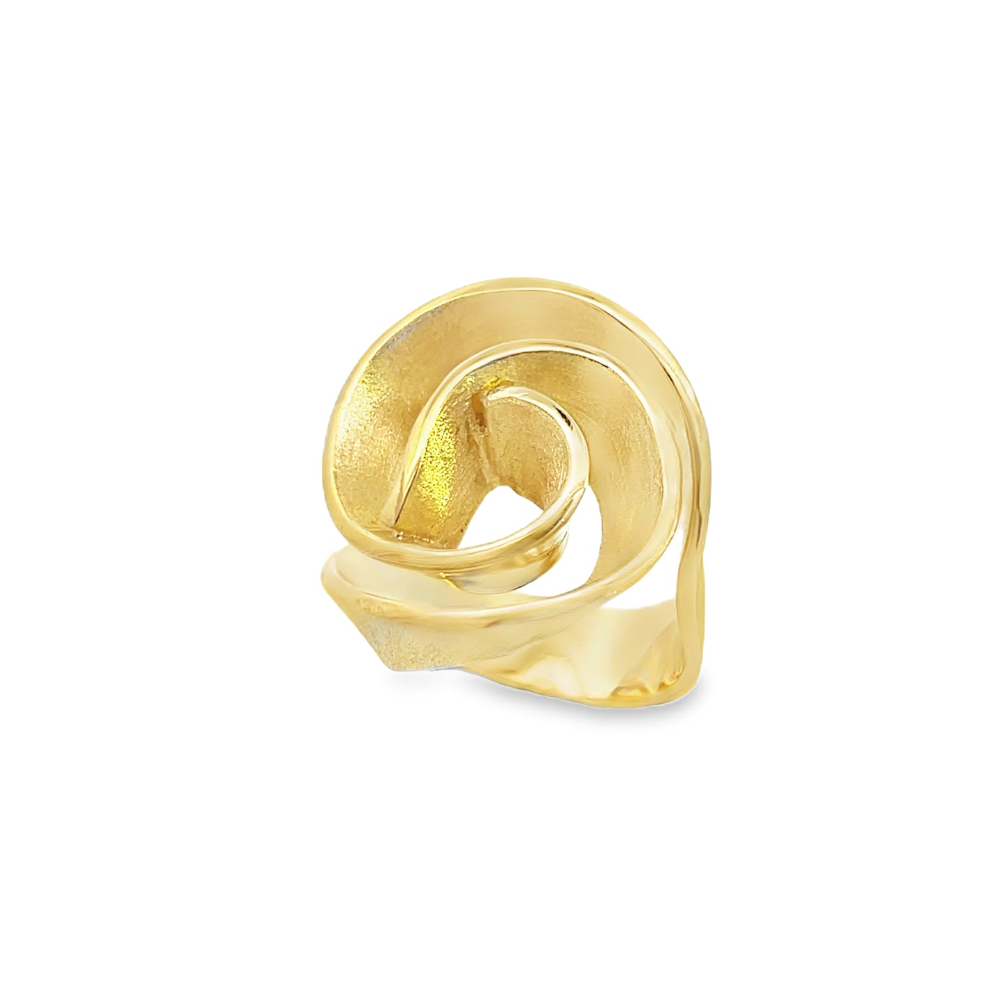 Silver & Gold Rose Ring