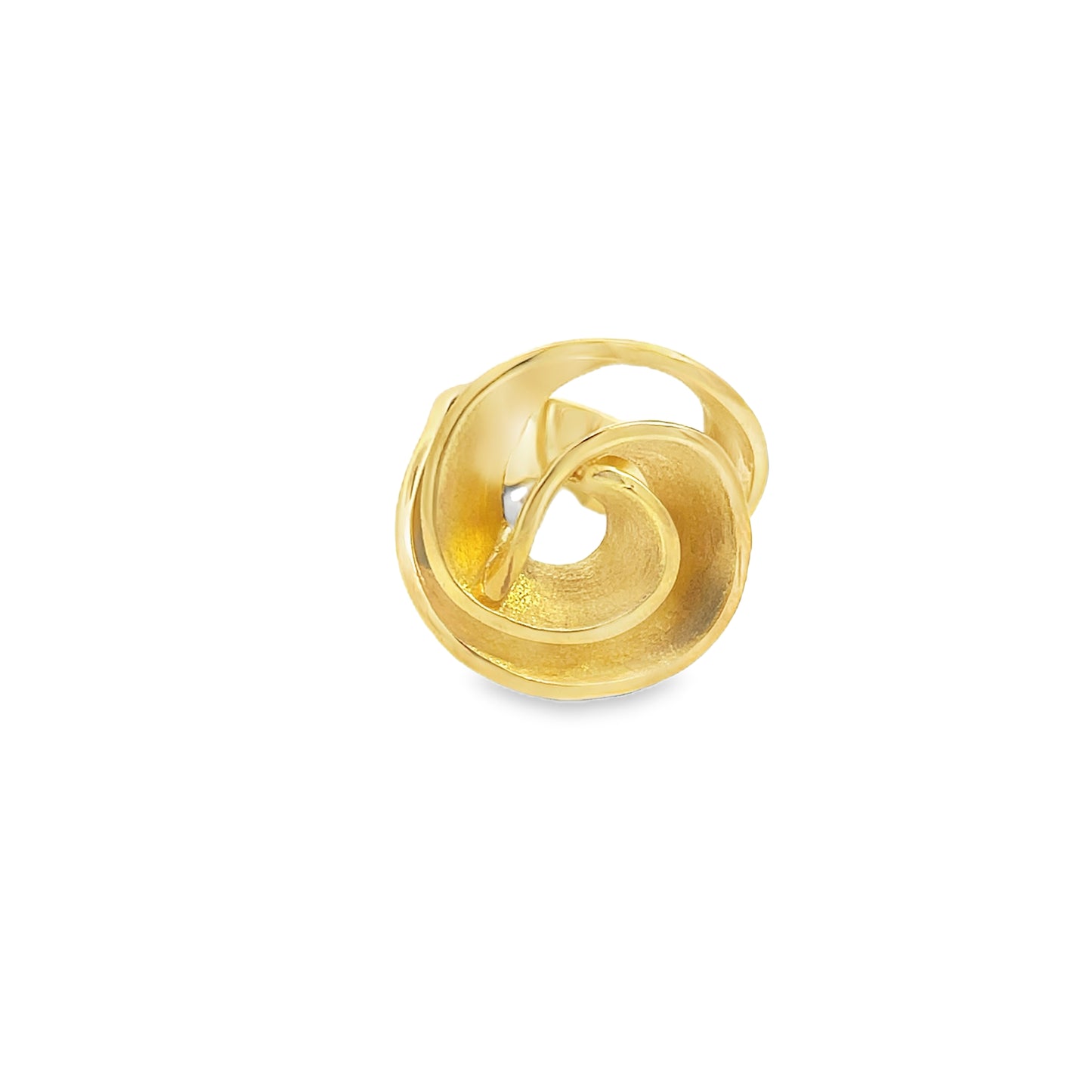 Silver & Gold Rose Ring