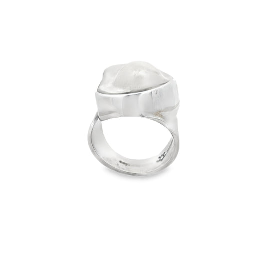 Sterling Silver Mabe Pearl Ring