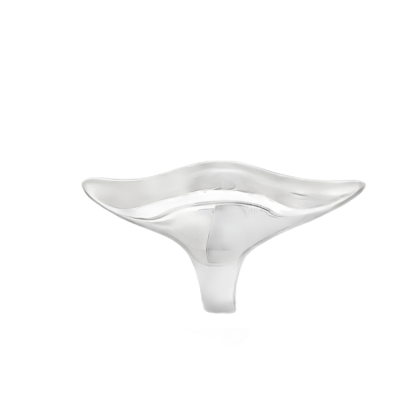 Silver Wide Curved Ring
