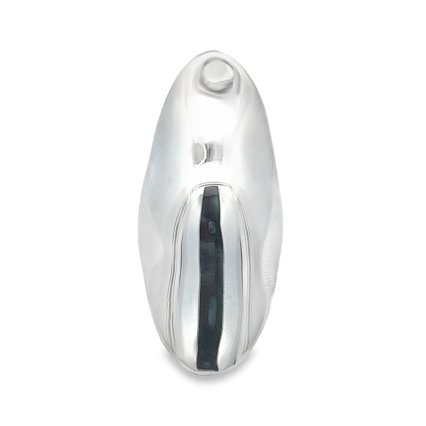 Silver Wide Curved Ring