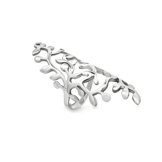 Silver Vine Ring