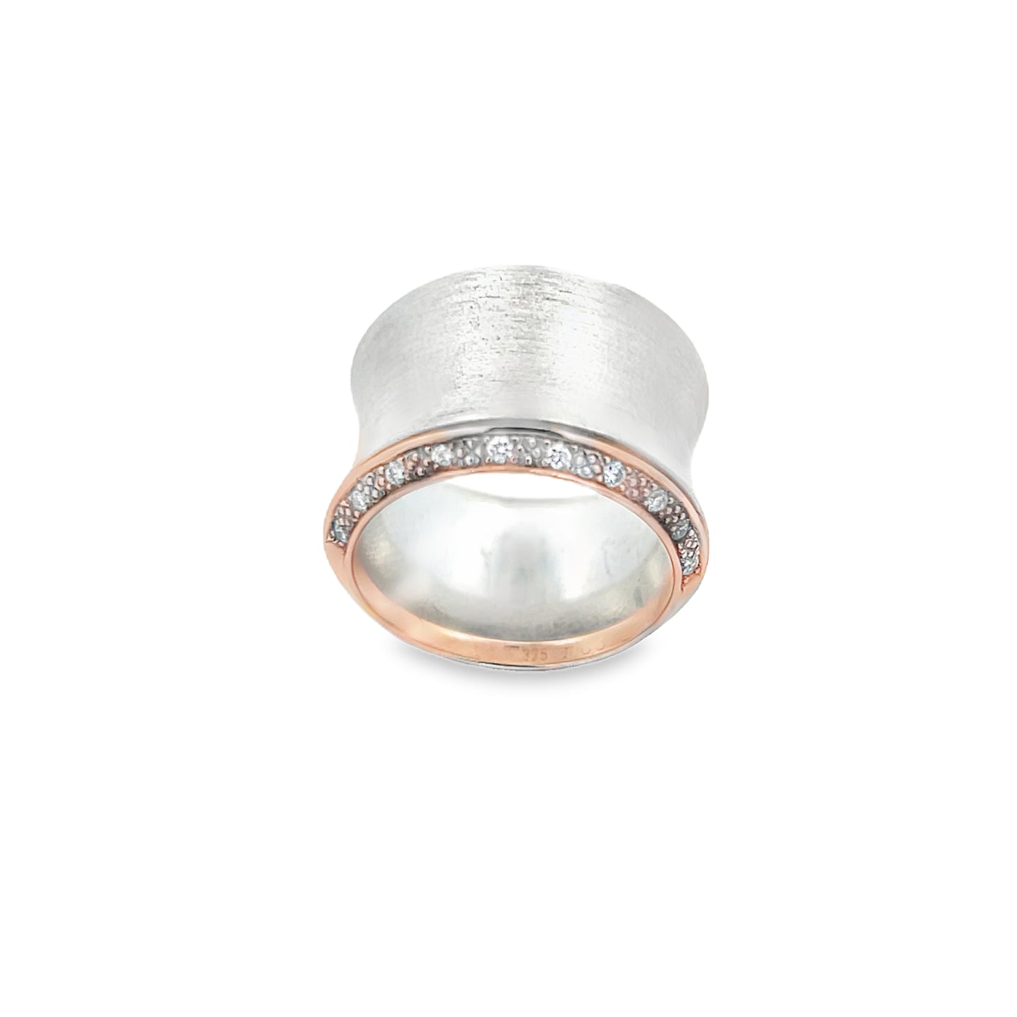 Silver Concave Ring