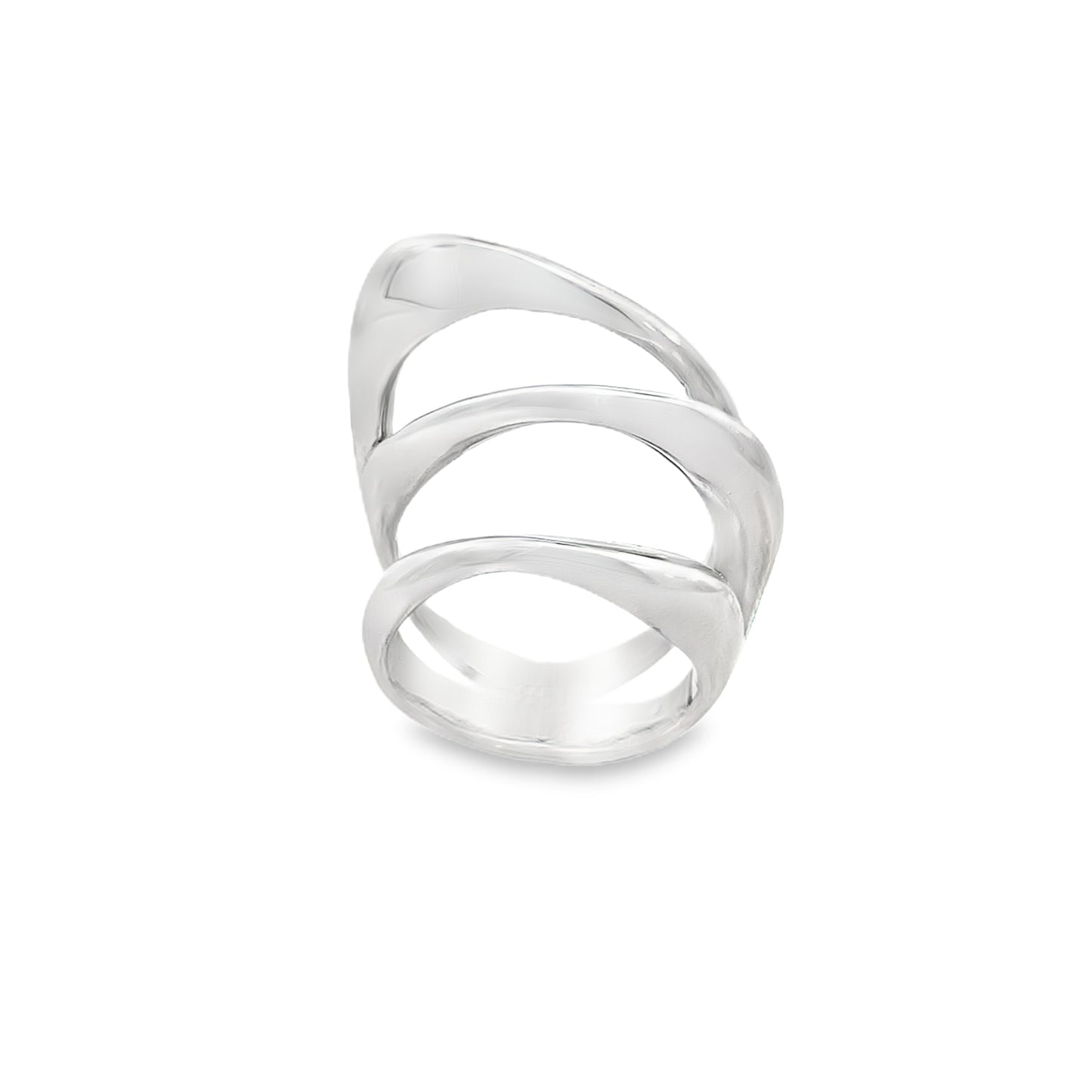 Silver Spiral Ring