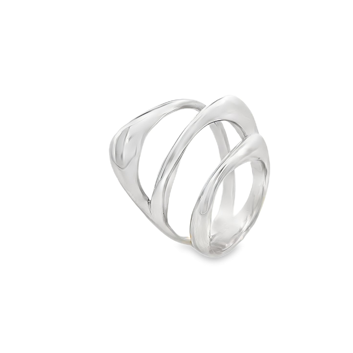 Silver Spiral Ring