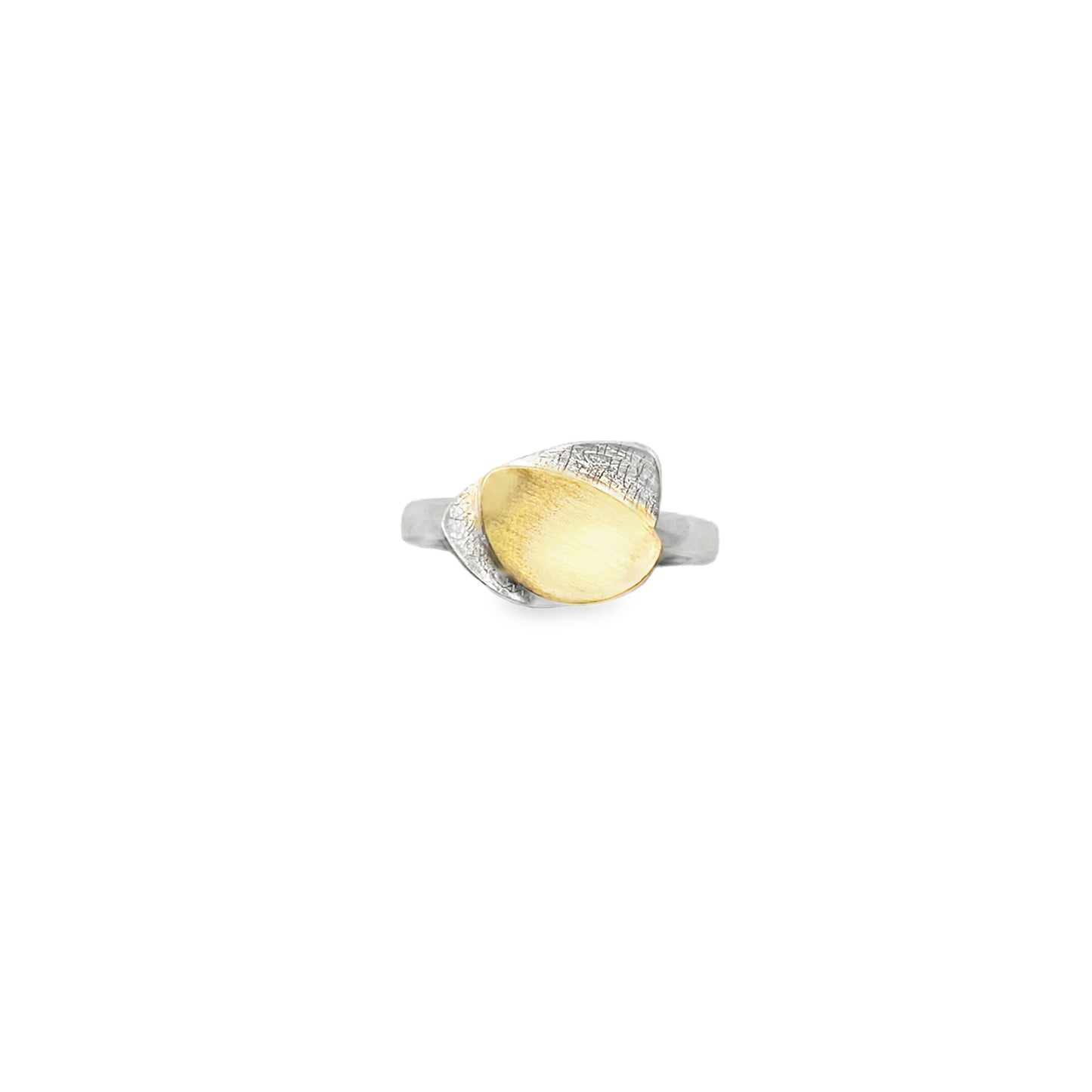 Silver Two-Tone Ring