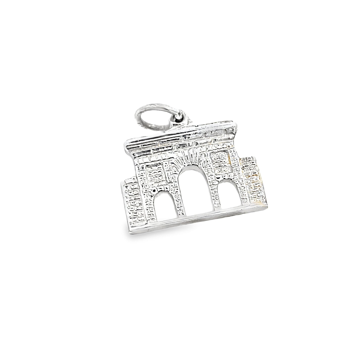 Silver Gallows Gates Charm