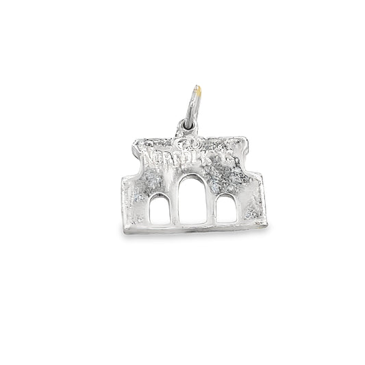 Silver Gallows Gates Charm