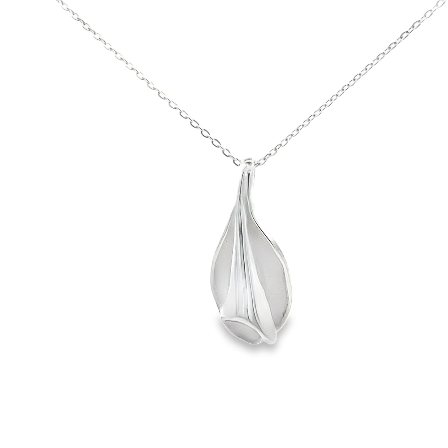 Silver Lilly Necklace