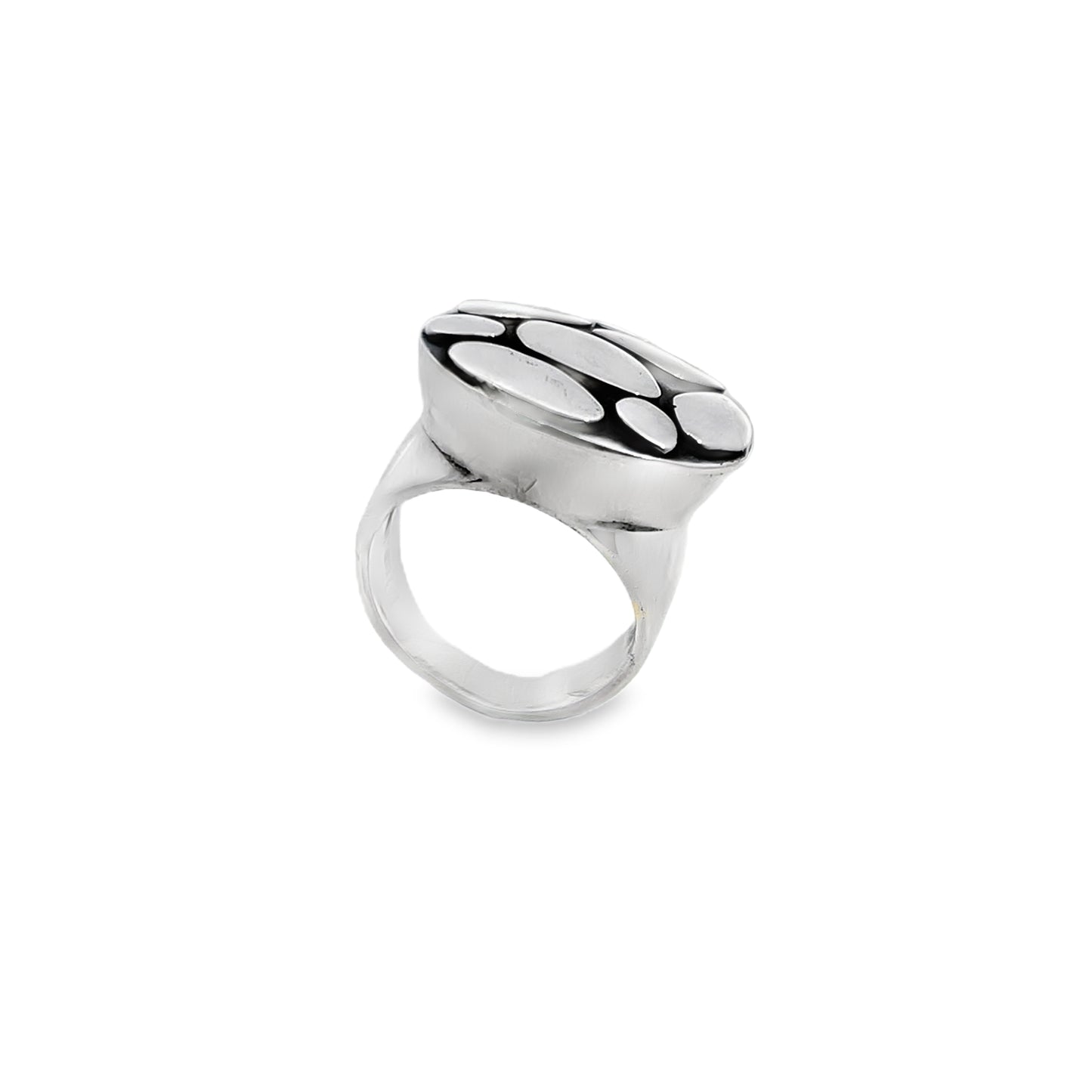 Silver Oxidised Ring