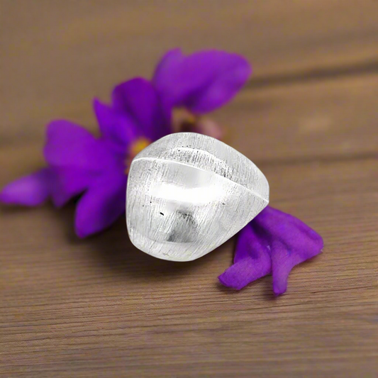 Matt Silver Ring