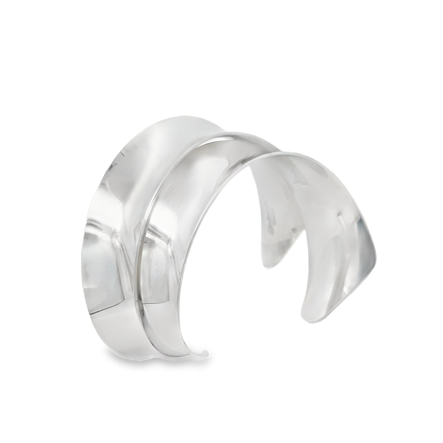 Elegant Silver Cuff Bracelet