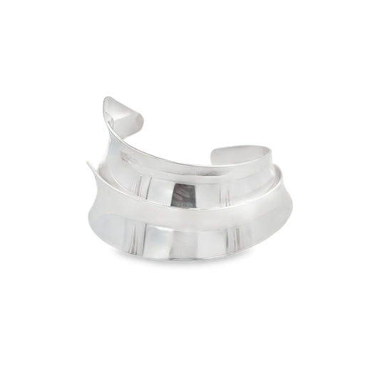 Elegant Silver Cuff Bracelet